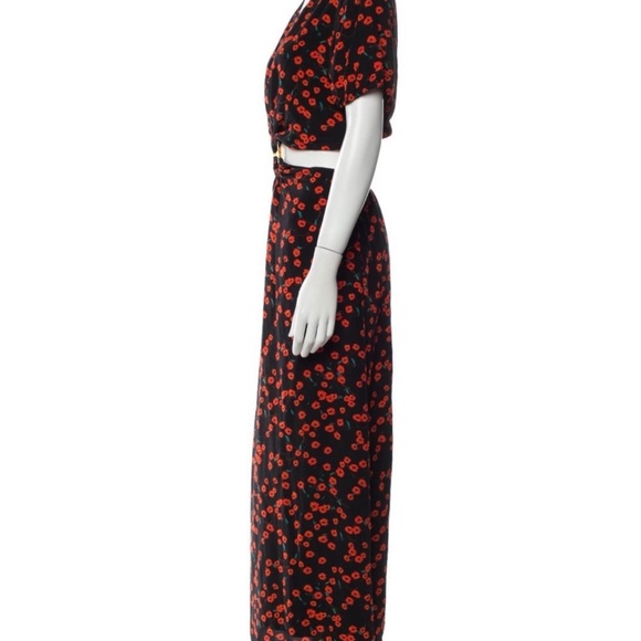 NEW Staud Floral Print Long Dress - Picture 2 of 3